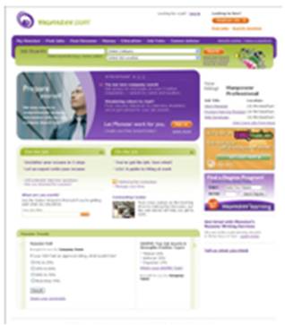 Monster.com redesign, 2nd iteration